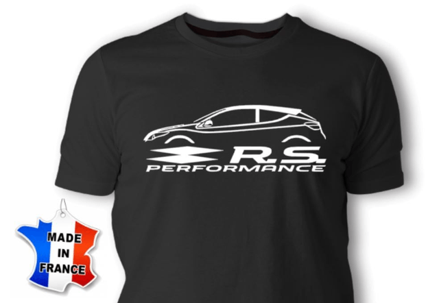 T-shirt Mégane 3 RS silhouette