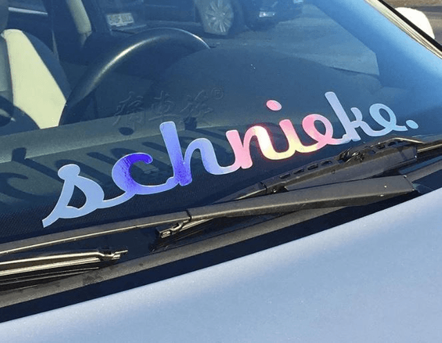 Stickers Pare brise Holographique