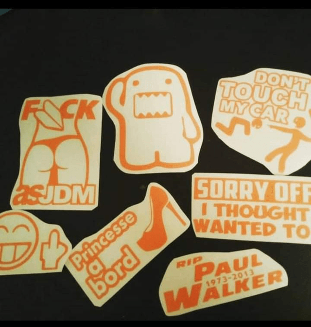 Stickers de votre Logo Vinyle Sans fond