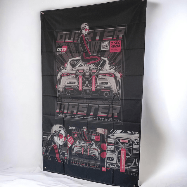 Drapeau Toyota Supra MK5 Magazine
