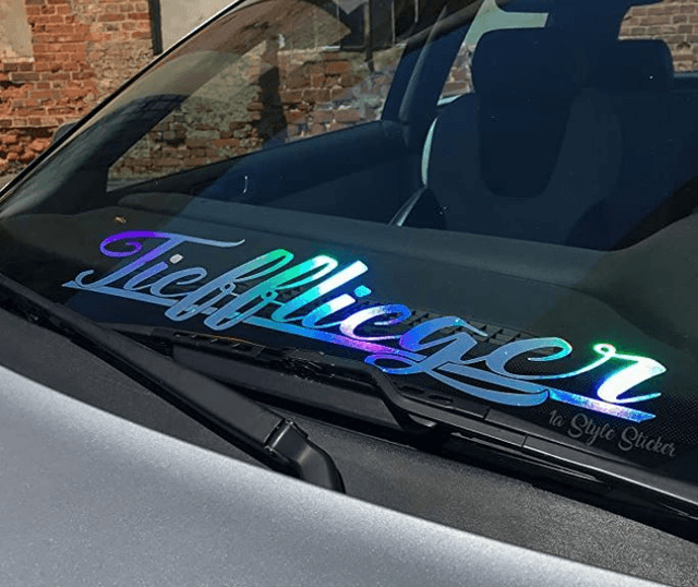 Stickers Pare brise Holographique