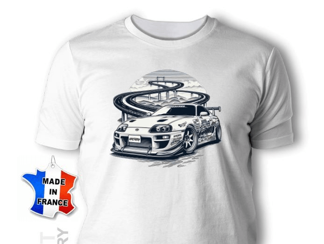 T-SHIRT TOYOTA SUPRA MK4 - 4 