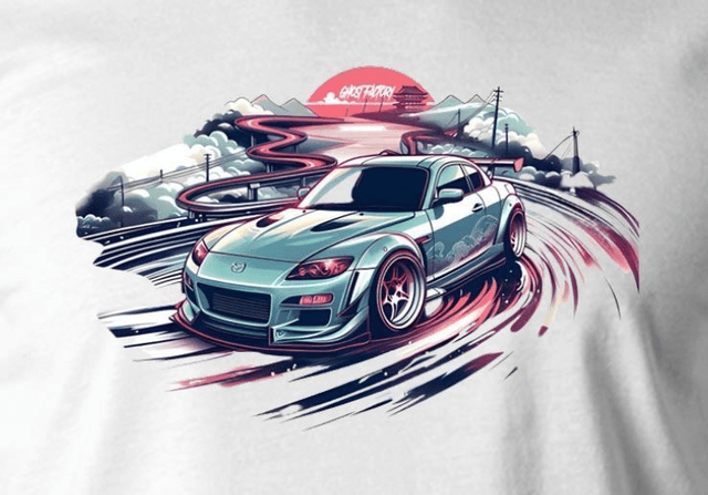 T-SHIRT MAZDA RX8 JDM 4