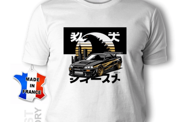 T-SHIRT NISSAN R34 JDM-3