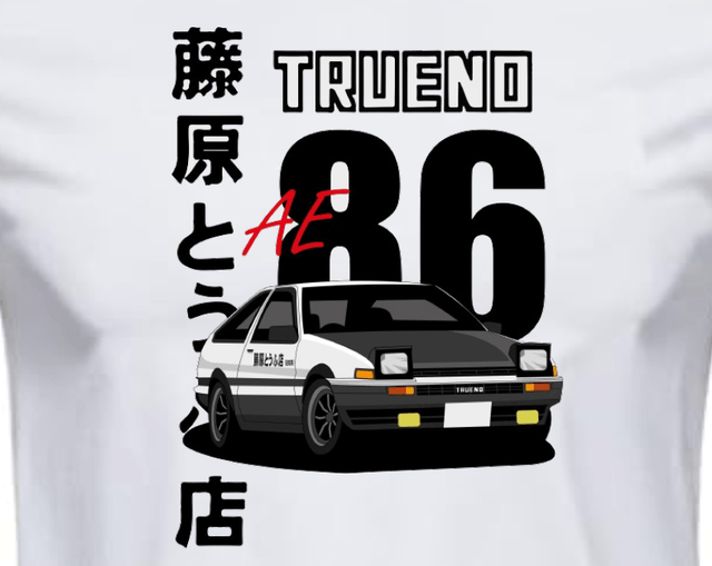 T-SHIRT INITIAL D TOYOTA AE86 JDM -2