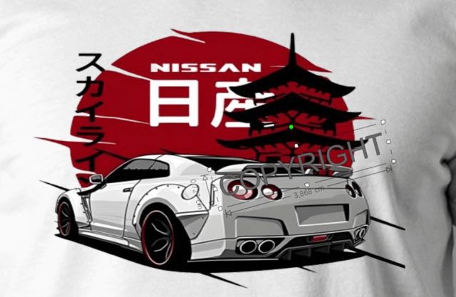 T-SHIRT NISSAN R35 GTR