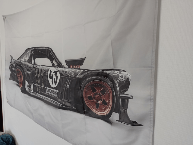 Drapeau Ken Block racing