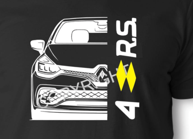 T-shirt Renault Clio 4 RS face