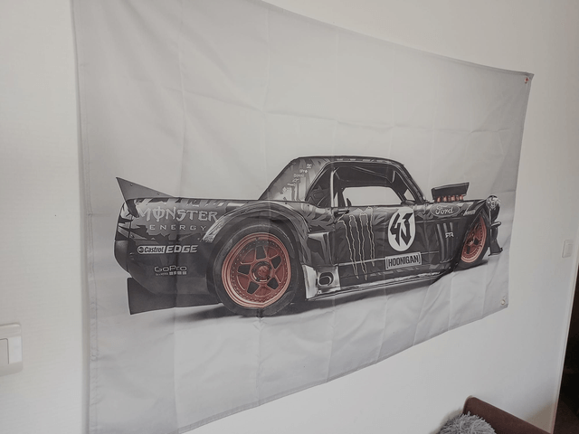 Drapeau Ken Block racing