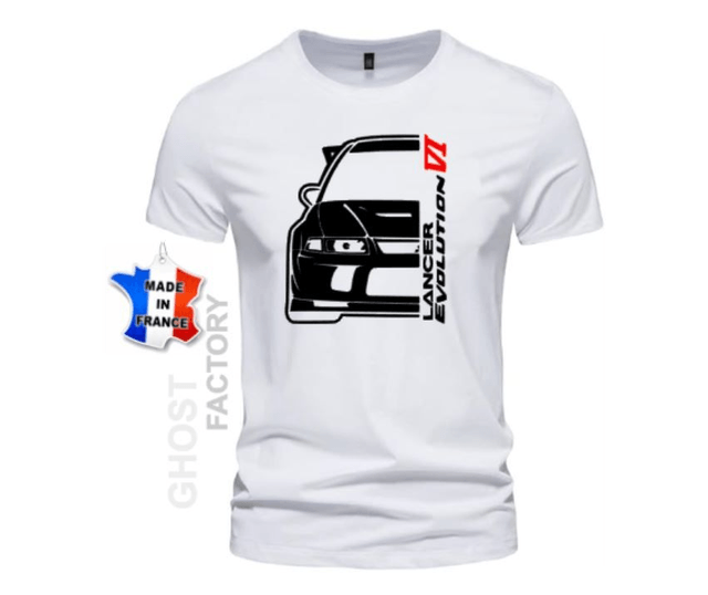 T-shirt Mitsubishi EVO 6 Silhouette face