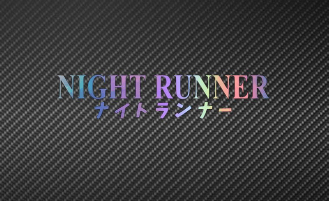 Stickers NIGHT RUNNER JDM