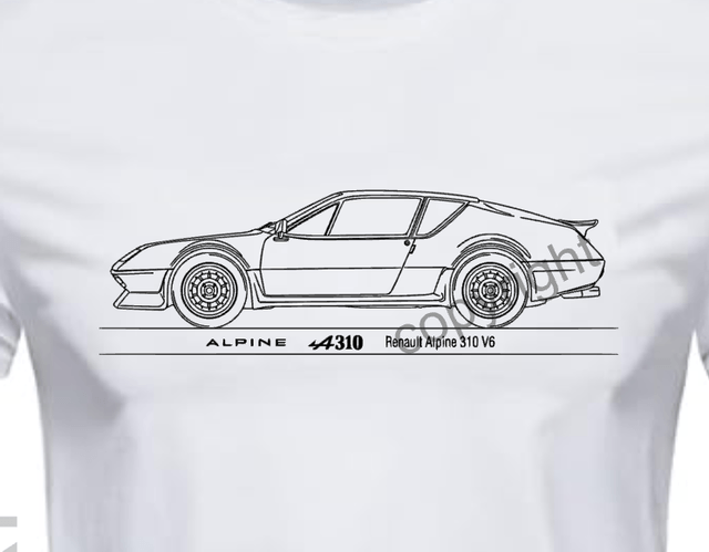 T-SHIRT RENAULT ALPINE A310 perf