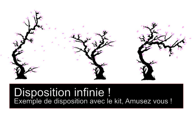 KIT Déco SAKURA à Assembler BASE