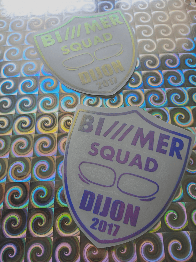 Stickers BIMMER HOLOGRAPHIQUE Officiel