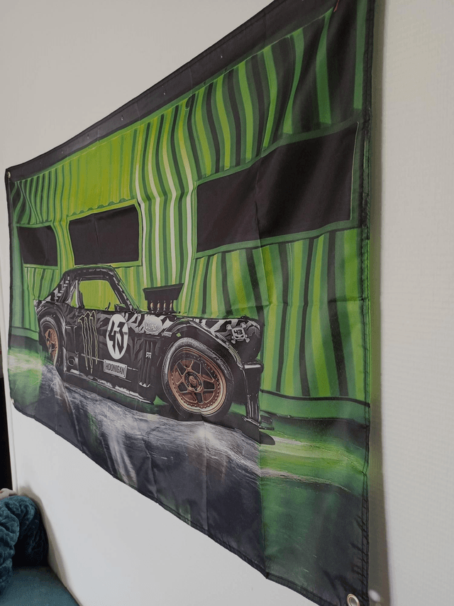Drapeau Ken Block race cars