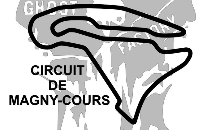 Stickers circuit MAGNY-COURS autocollant 10CM