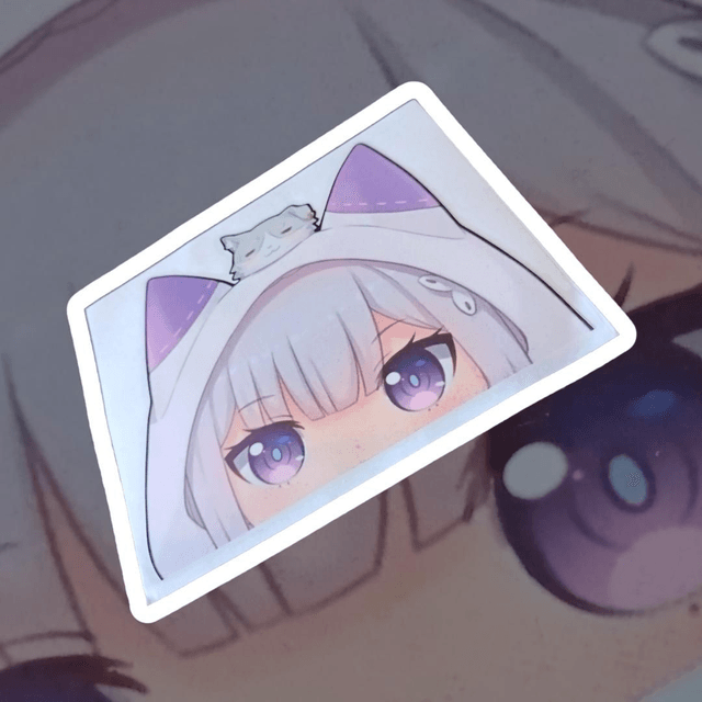 Peeker Purple Japan girl 