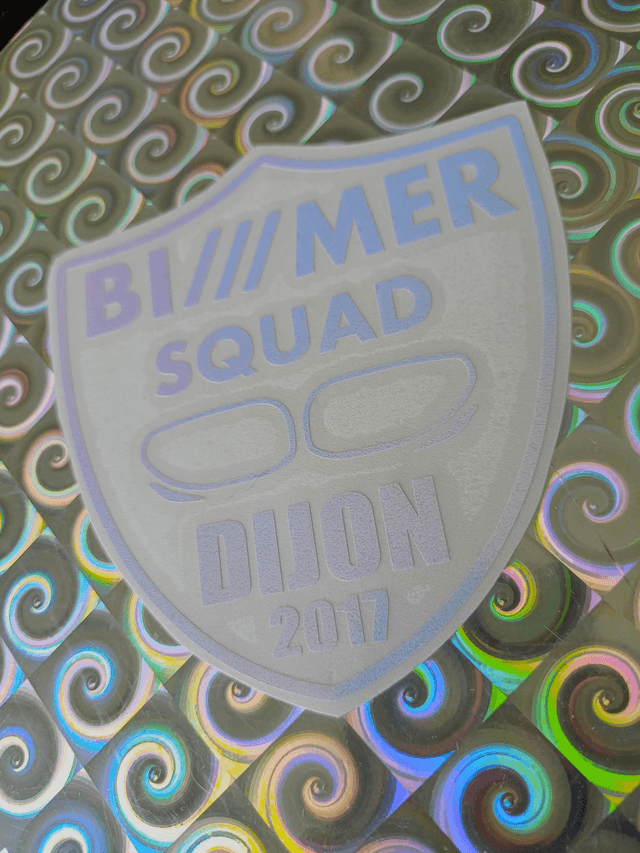 Stickers BIMMER HOLO Néon Mauve 