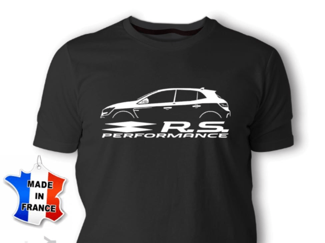 T-shirt Mégane 4 RS silhouette