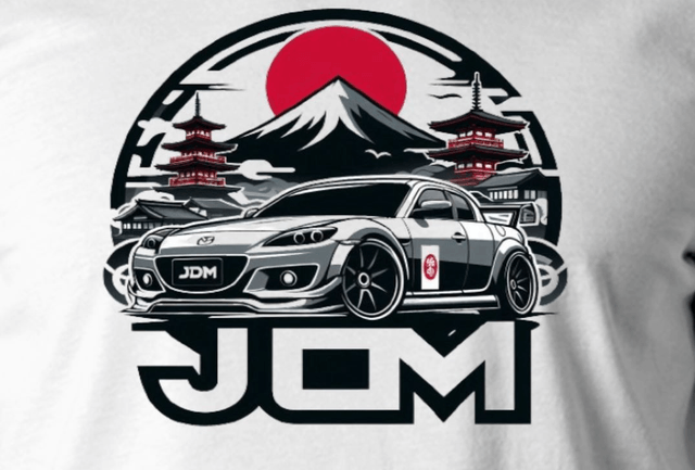 T-SHIRT MAZDA RX8 JDM 2