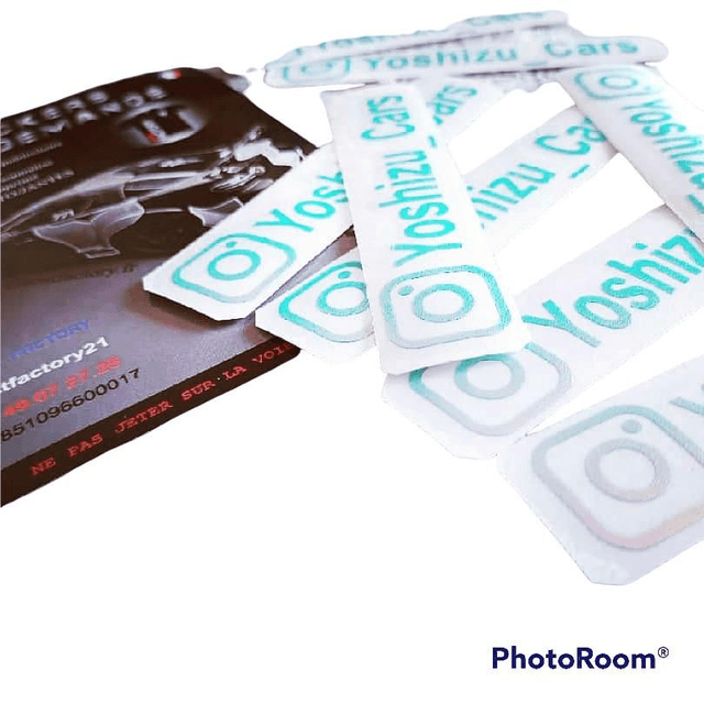 Stickers insta Holographique Miami Pink