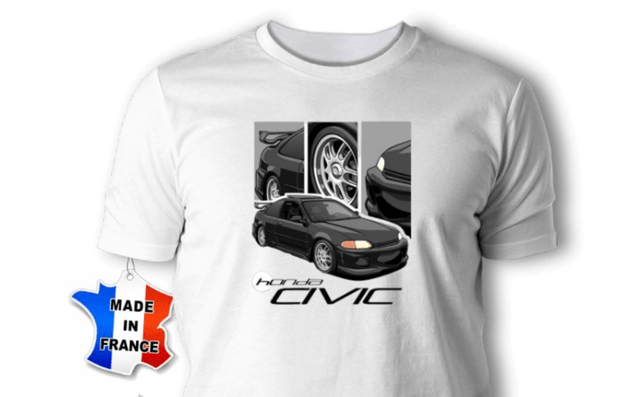 T-SHIRT HONDA CIVIC JDM -1