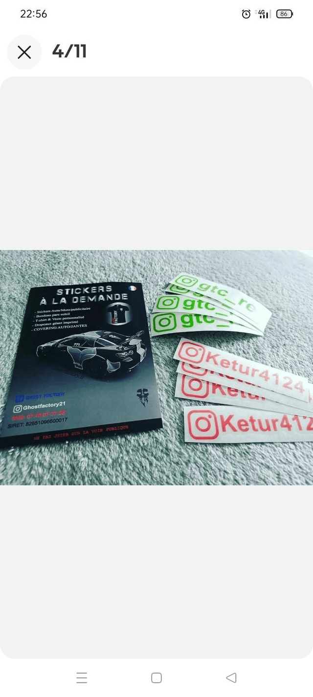 Stickers instagram standard