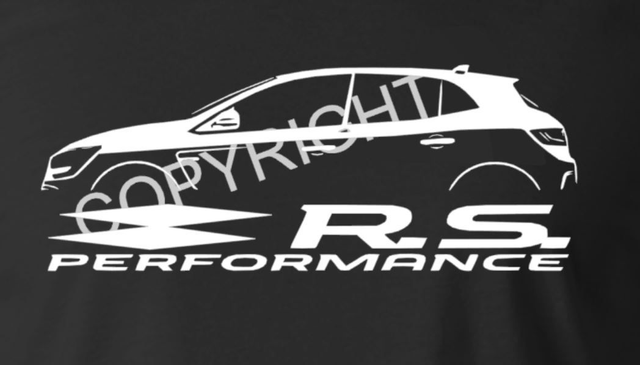 T-shirt Mégane 4 RS silhouette