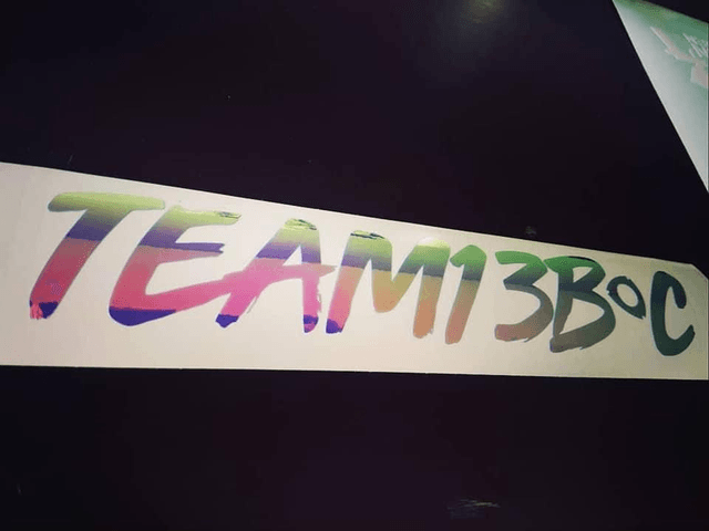Stickers Insta Holographique ARC En Ciel 