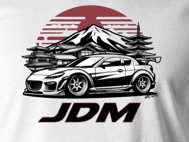 T-SHIRT MAZDA RX8 JDM 3
