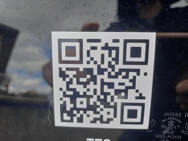 Stickers QR code personnalisé