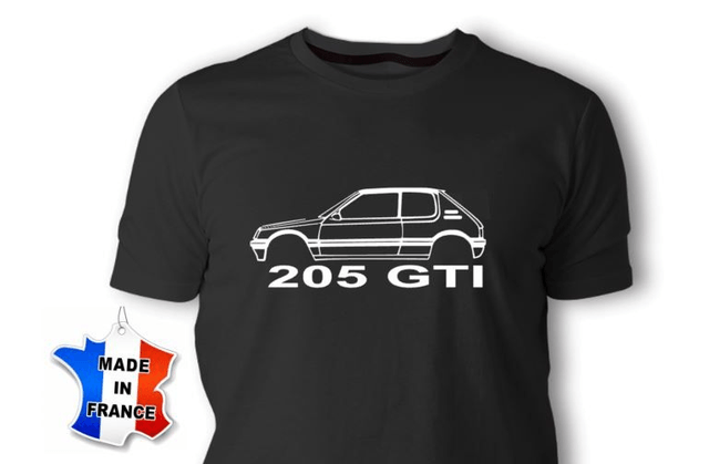 T-shirt 205 GTI Silhouette