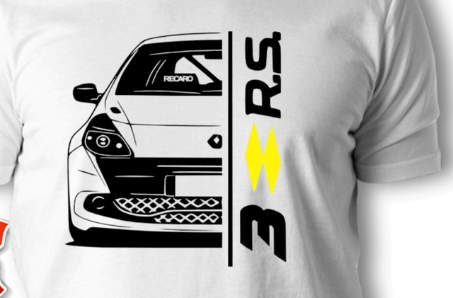 T-shirt Renault CLIO 3 RS face