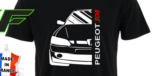 T-shirt Peugeot 306 Design