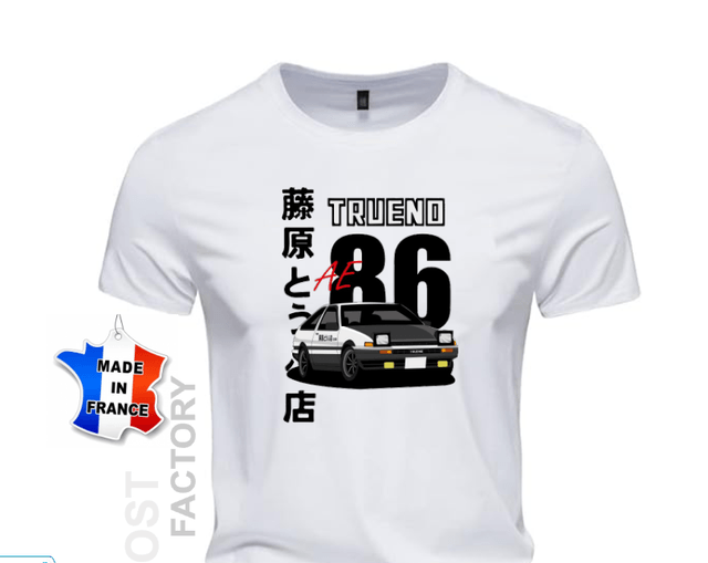 T-SHIRT INITIAL D TOYOTA AE86 JDM -2