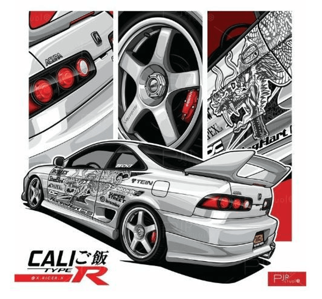 T-SHIRT HONDA TYPE R JDM -1