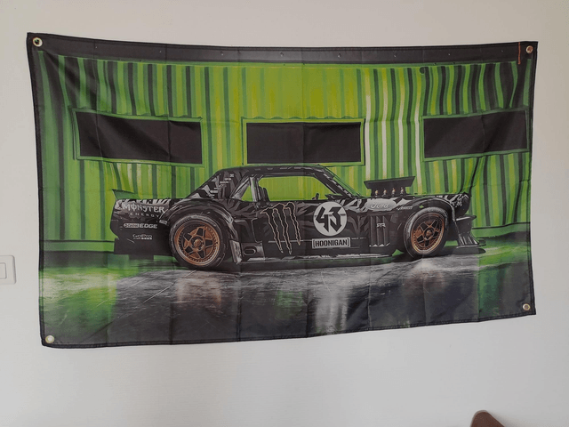 Drapeau Ken Block race cars