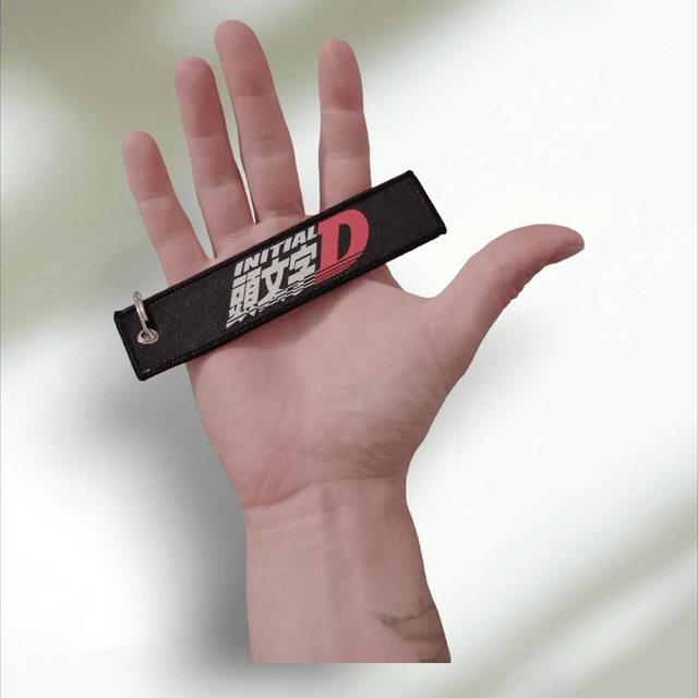 Porte clé Initial D Akimoto Brodé