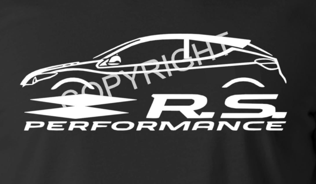 T-shirt Mégane 3 RS silhouette