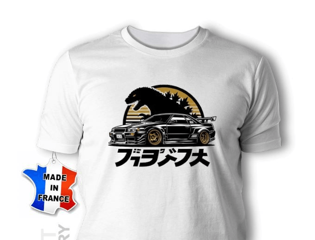 T-SHIRT NISSAN R34 JDM -2
