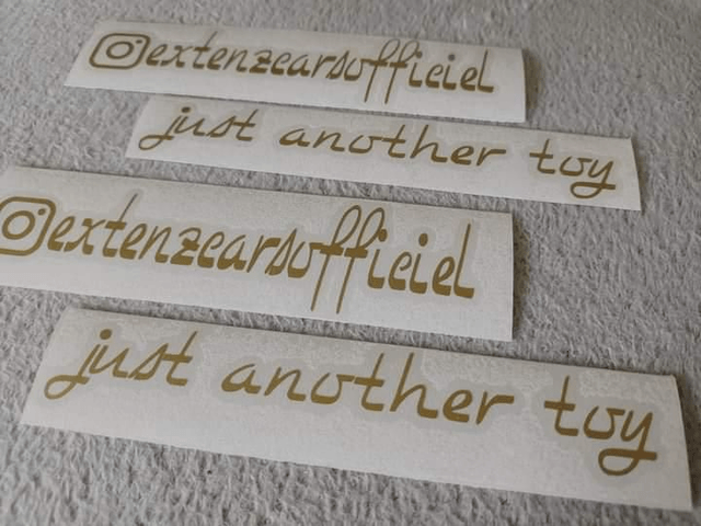 Stickers de votre TEXTE/Logo Vinyle Sans fond