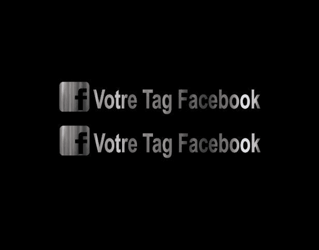 Stickers Facebook Chrome Miroir