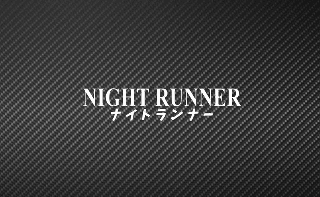 Stickers NIGHT RUNNER JDM