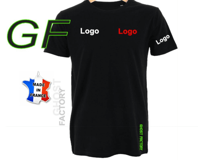 T-shirt Votre logo multi design quantité-couleurs