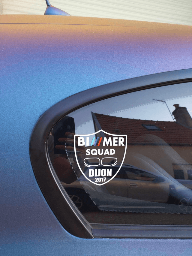 2X Stickers officiel BIMMER SQUAD
